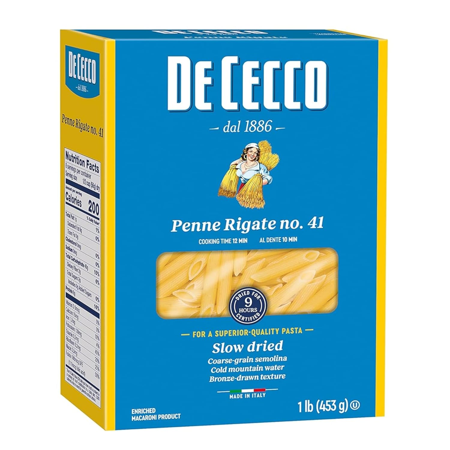 De Cecco Penne Rigate Pasta, 16 Oz