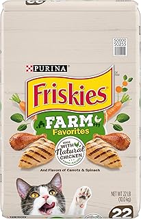 Purina Friskies Dry Cat Food, Farm Favorites With Chicken - 22 lb. Bag