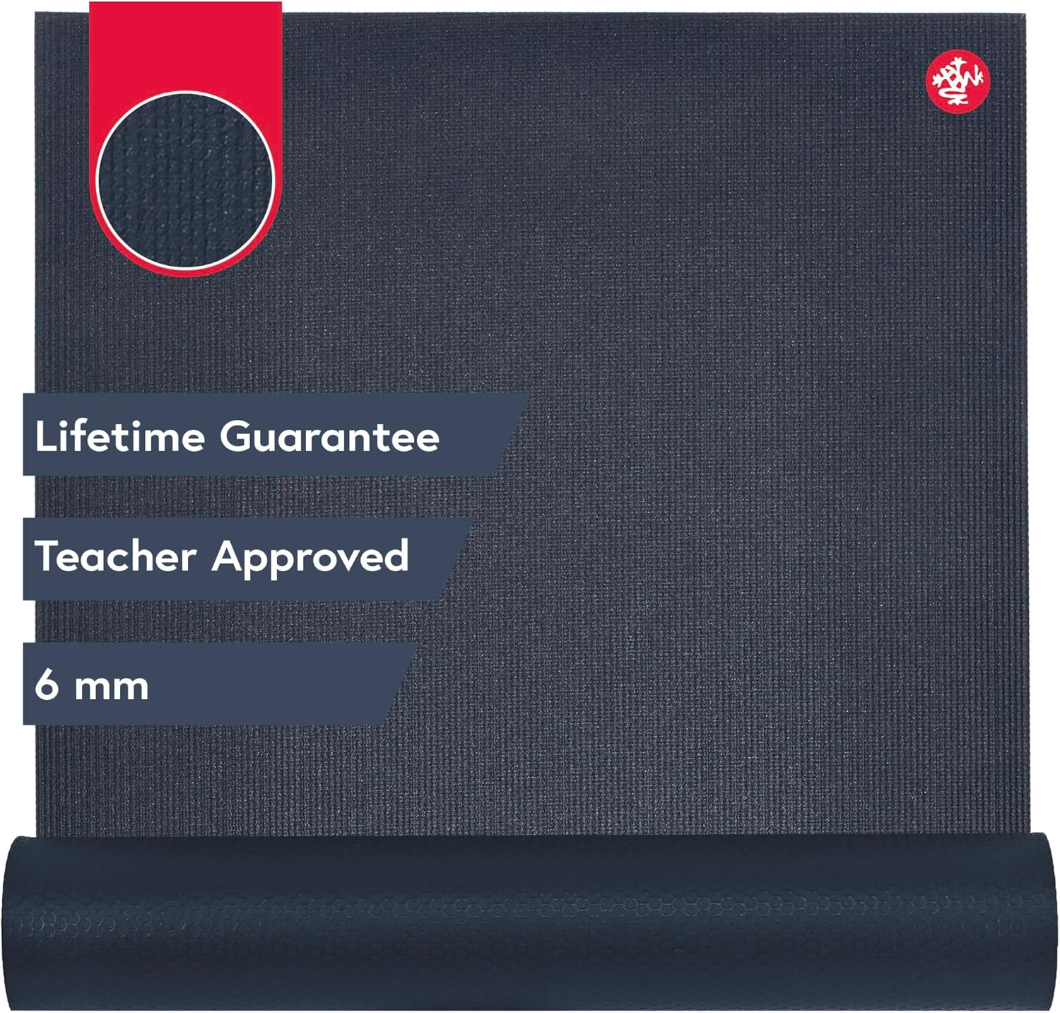 Manduka PRO Yoga Mat - 6mm | Lifetime Durability | Hygienic Construction | Premium Studio Quality | Teacher Approved