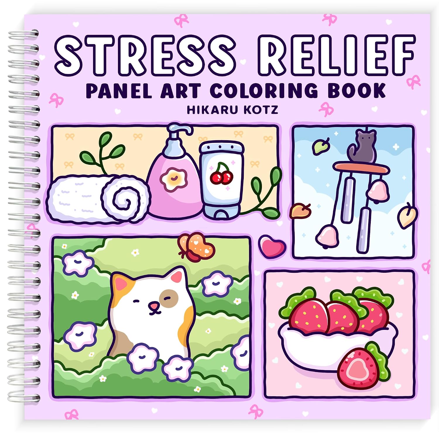Stress Relief: Panel Art Coloring Book for Adults and Teens
