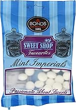 Original Bonds London Mint Imperials Bag Peppermint Flavored Hard Sugar Sweets Imported From The UK England The Best Of British Candy A Classic Sweet Shop Favorite Sweet Mint Imperials