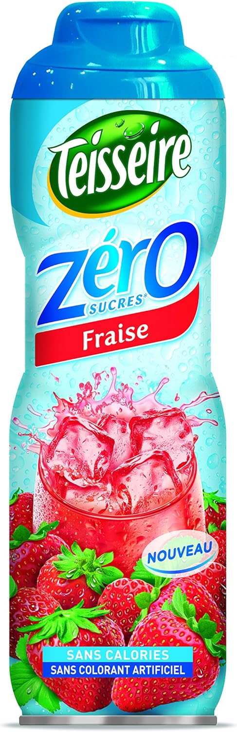 Teisseire Syrup 0% Sugar Strawberry 60cl