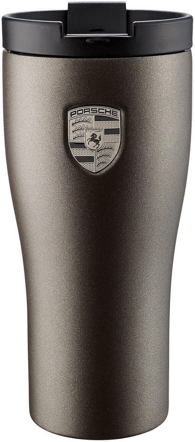 Porsche Turbonite Thermal Mug, Gunmetal Crest