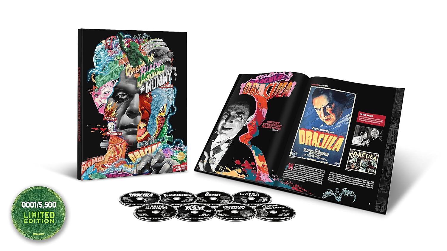 Universal Classic Monsters Limited Edition Collection - 4K Ultra HD + Digital [4K UHD]