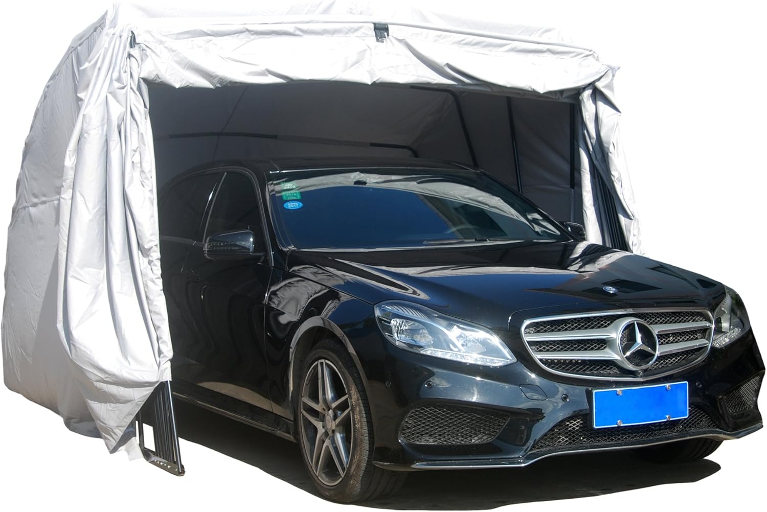Ikuby All Weather Proof Carport, Shelter, Canopy, Garage, Shed, House, Park - Foldable, Retractable, Lockable, Durable