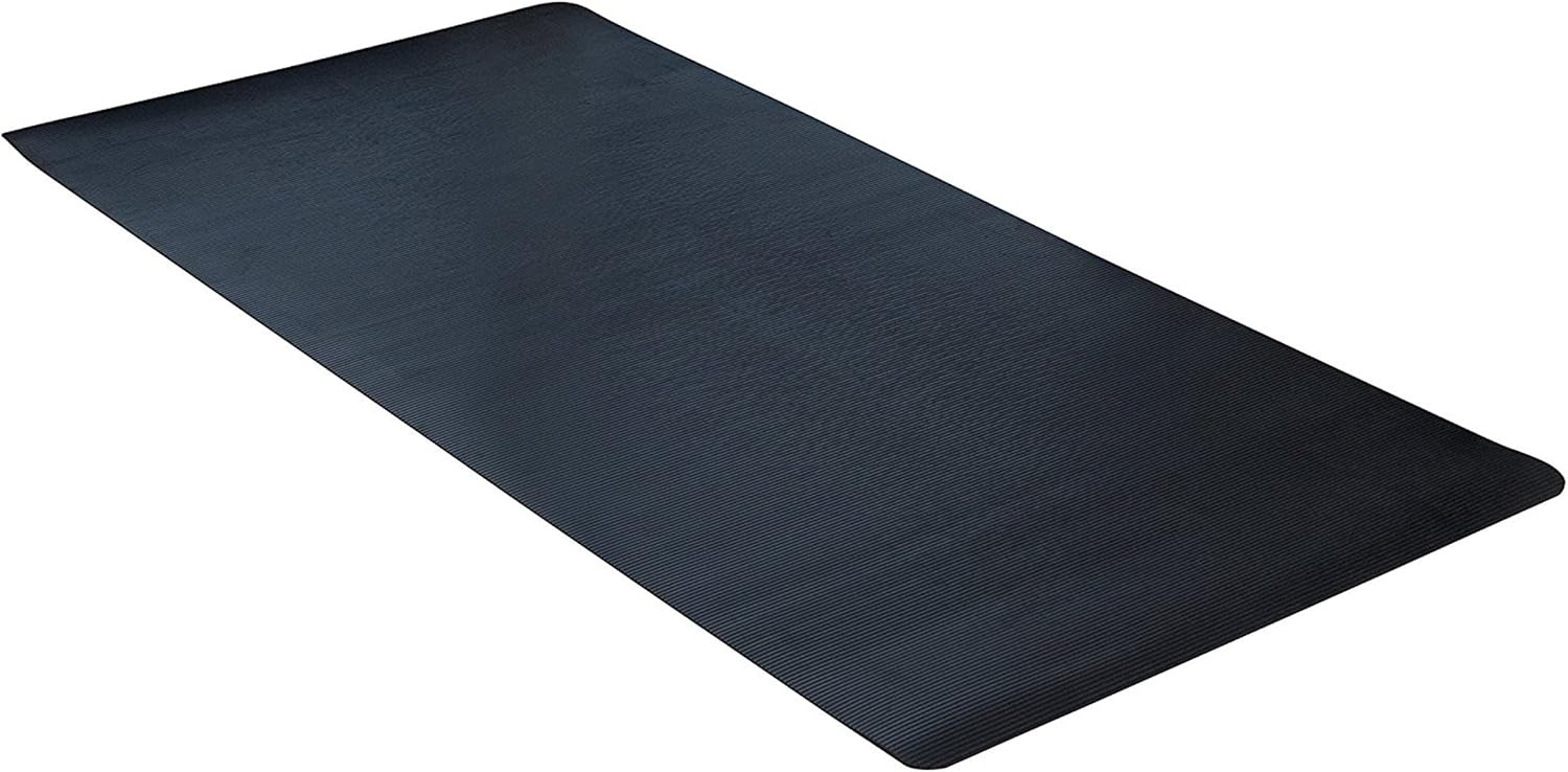 Indoor/Outdoor Rubber Scraper Mat, 36 in. x 6﻿ ft., Black
