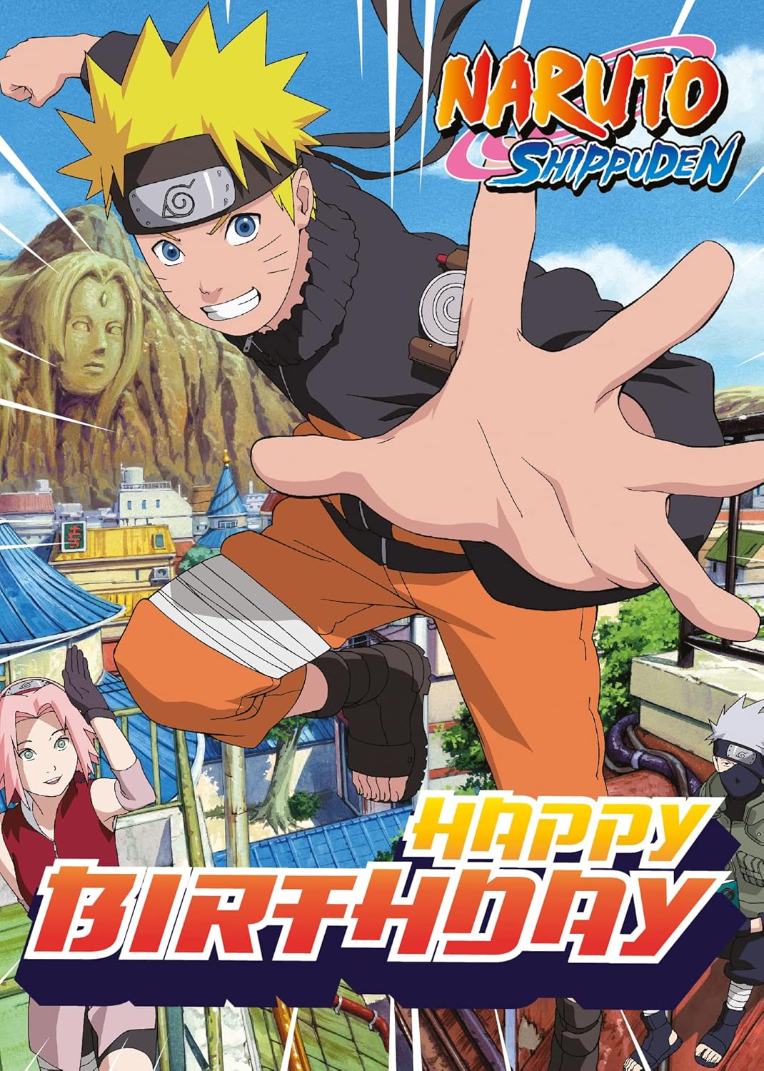 Danilo Promotions Limited Official Naruto Greeting Card,Multi,7 x 5 inch