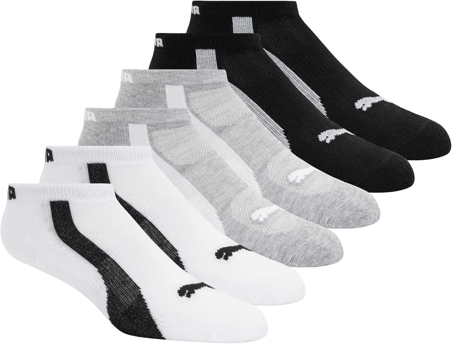 PUMA Women's 6 Pack Low Cut Socks