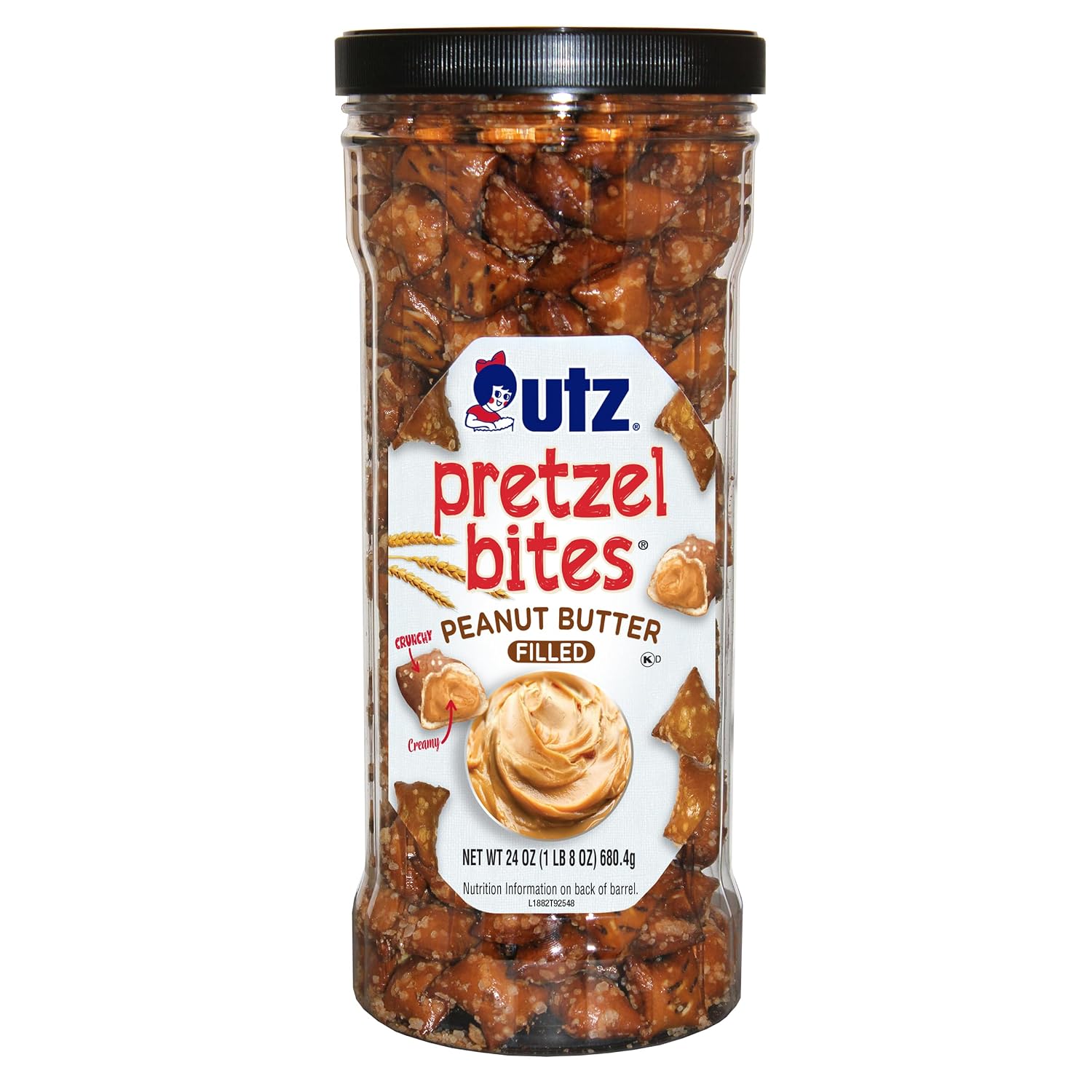 UTZ PEANUT BUTTER FILLED PRETZEL BITES 24oz