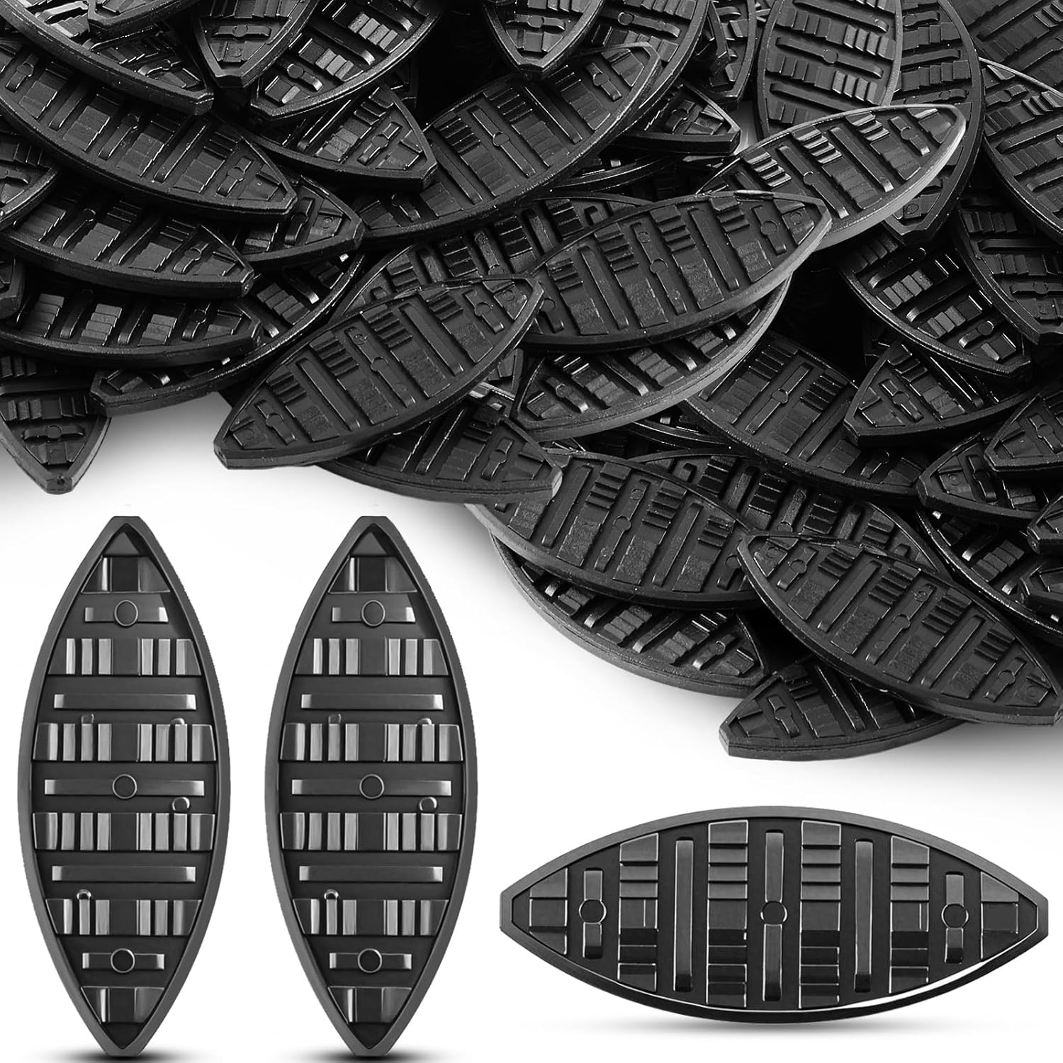 40 Pcs Biscuit Joiners Plastic Self Clamping and Gripping Plates Biscuit Joiner Tool for Woodworking Composite Deck Fixed Door Frame Furniture Framing