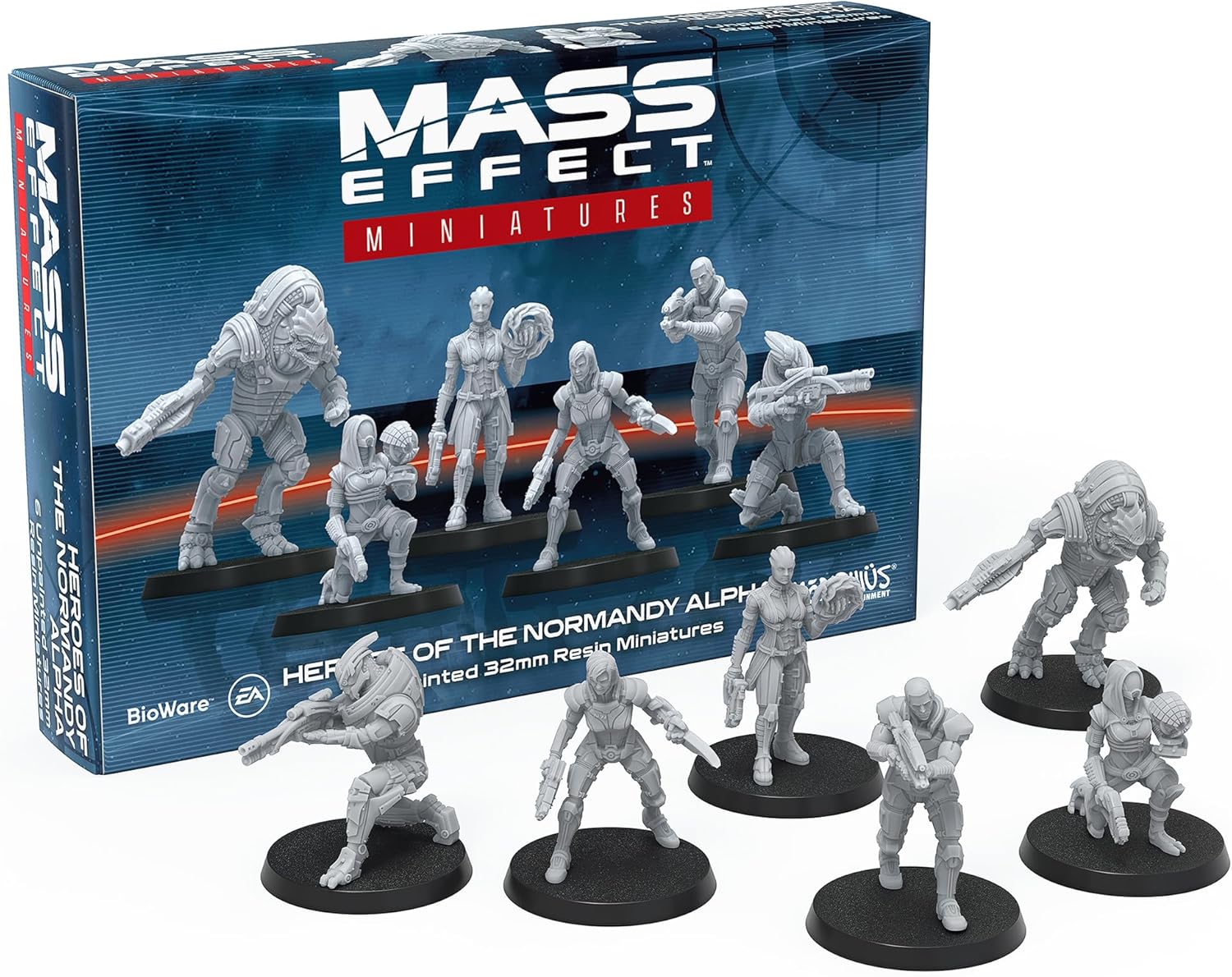 Modiphius | Mass Effect Miniatures - Heroes of the Normandy Alpha | Board Game Accessory