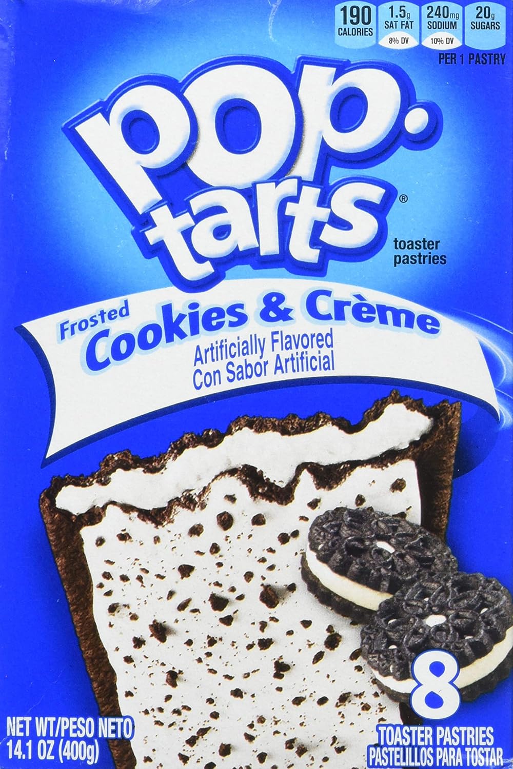 Kelloggs Pop Tarts Cookies & Cream 400g