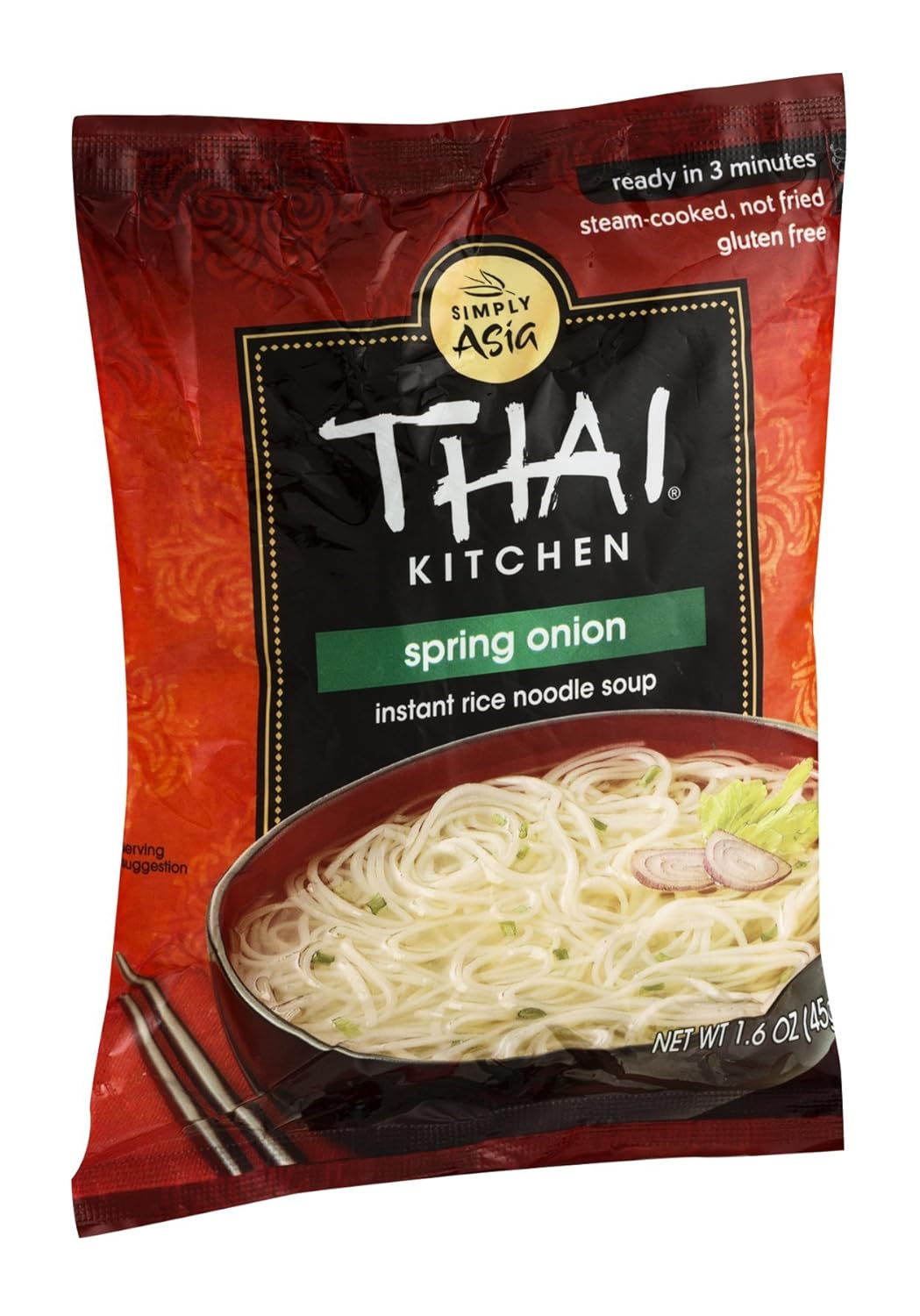 Thai Kitchen Onion Instant Noodle, 1.6 Oz (Pack of 12)