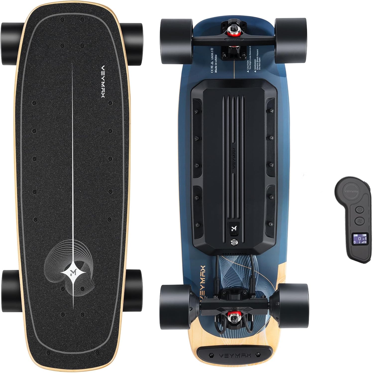 Mini 2 Electric Skteboard with Remote, 13-15 Miles Range and 30 Mph Top Speed, 1200W Hub Motor, Electric Skteboards for Adults & Teens Beginners