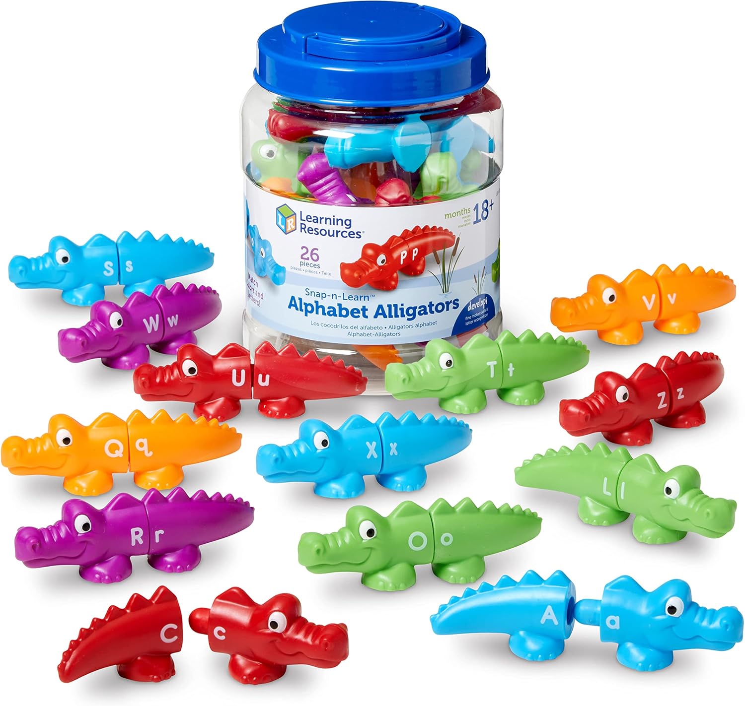 Learning Resources Snap-n-Learn Alphabet Alligators
