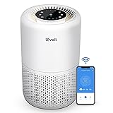 LEVOIT Air Purifier for Home Bedroom, Smart WiFi Alexa Control, Covers up to 916 Sq.Foot, 3 in 1 Filter for Allergies, Pollutants, Smoke, Dust, 24dB Quiet, Core 200S-P, White
