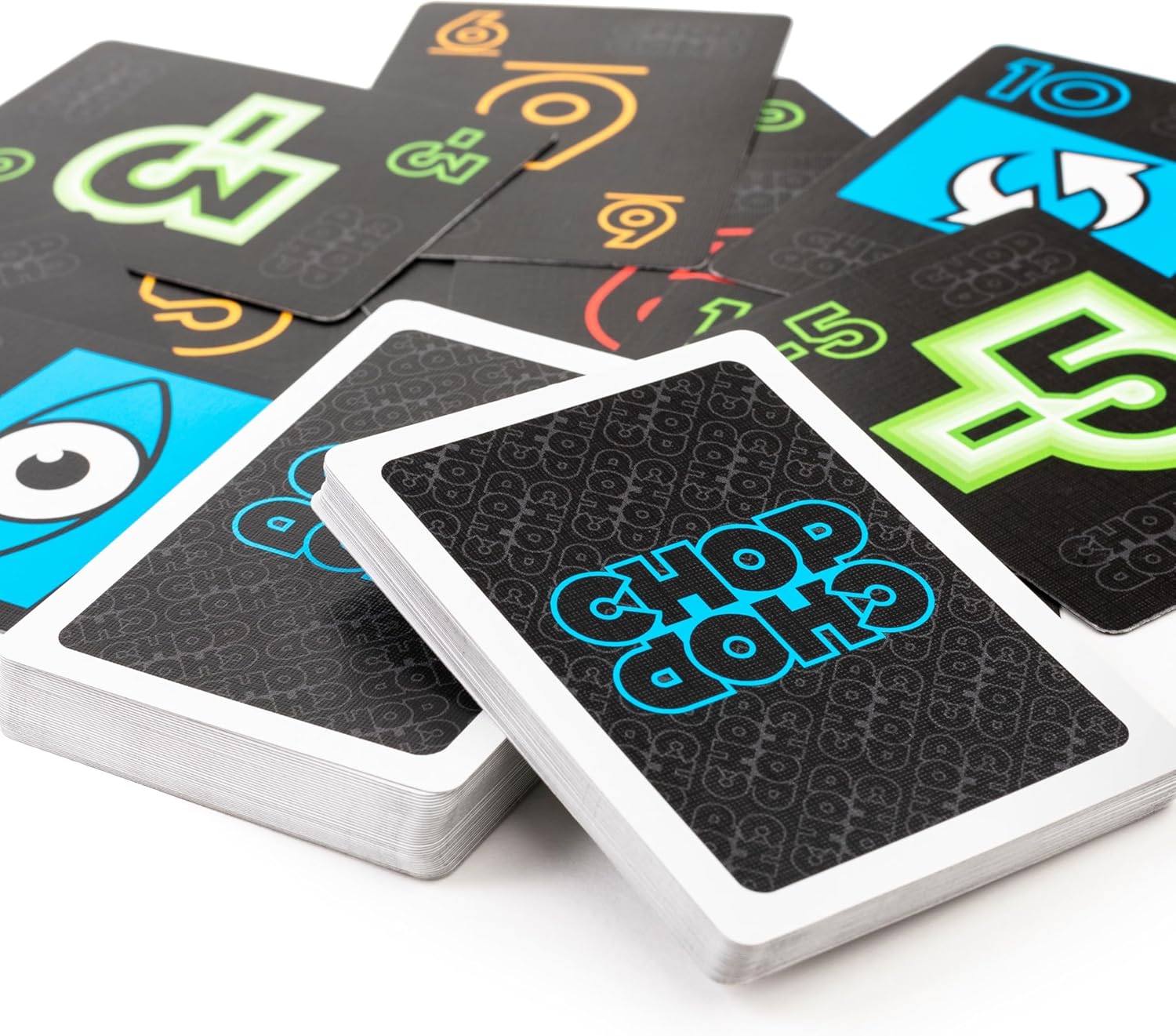 ChopChop Card Game | Great Family Fun | Addictive from the first shuffle! | Kids + Adults! | Who Dares Wins! | 2-10 Players! |