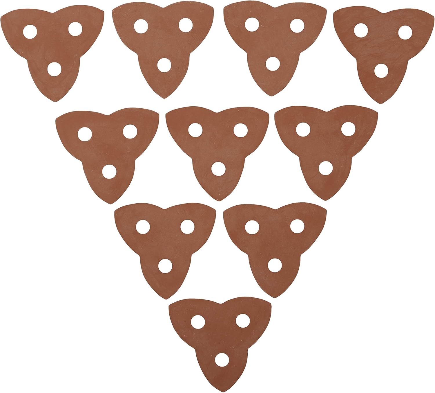 Garden Things GC-2003 Stretch Rubber Plant Stake Connecter, 3-Hole, Black