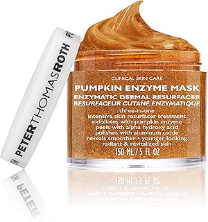 Peter Thomas Roth | Pumpkin Enzyme Mask | Enzymatic Dermal Resurfacer, Exfoliating Pumpkin Facial Mask for Dullness, Fine Lines, Wrinkles and Uneven Skin Tone , 1 count (5 Fl Oz)