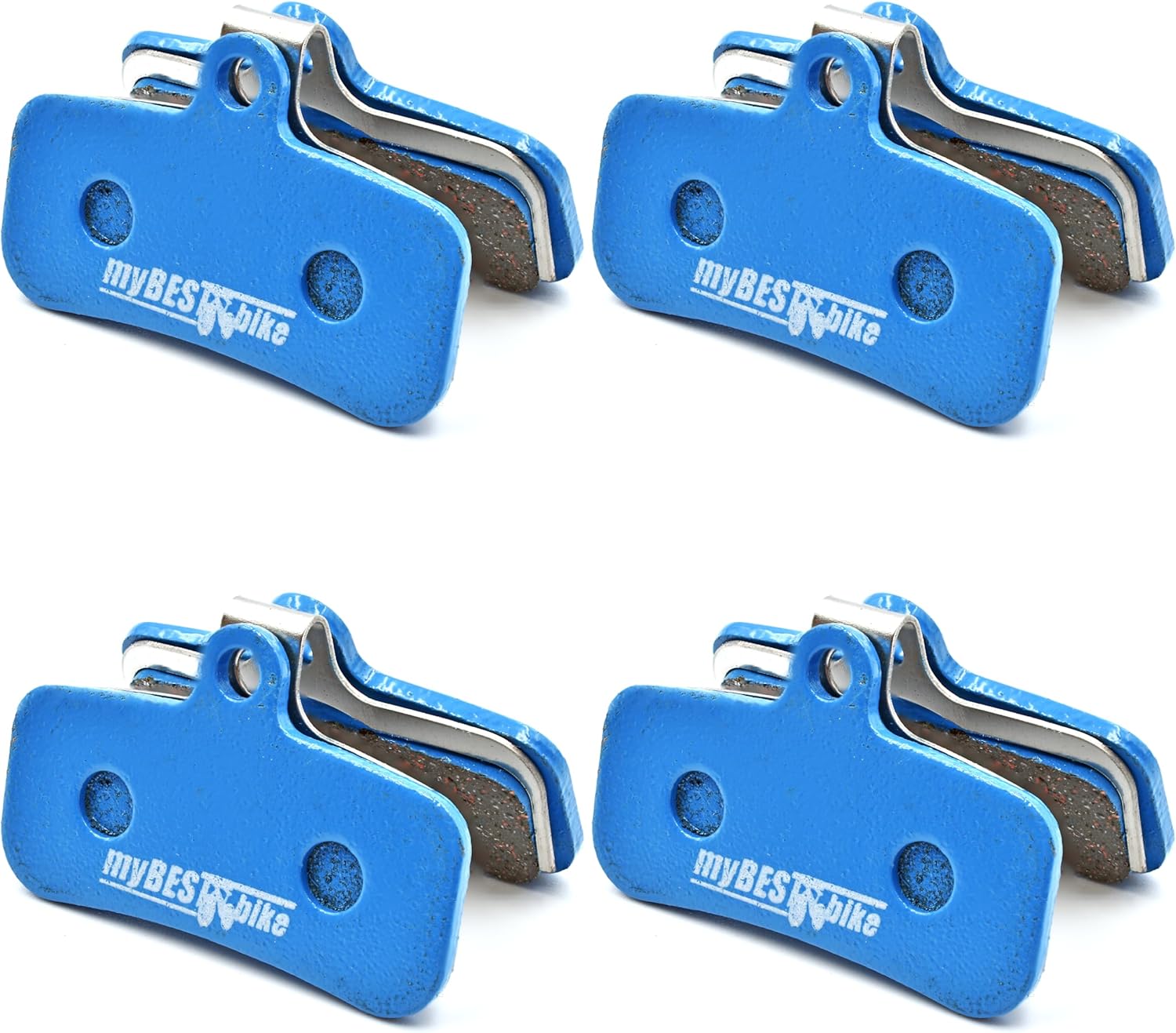 myBESTbike - Bicycle Brake Pads 4 Pairs Disc Brake Pads For Bike, Compatible With Shimano D01S D02S BR-MT420 BR-M8120 & Tektro Orion Brake Systems