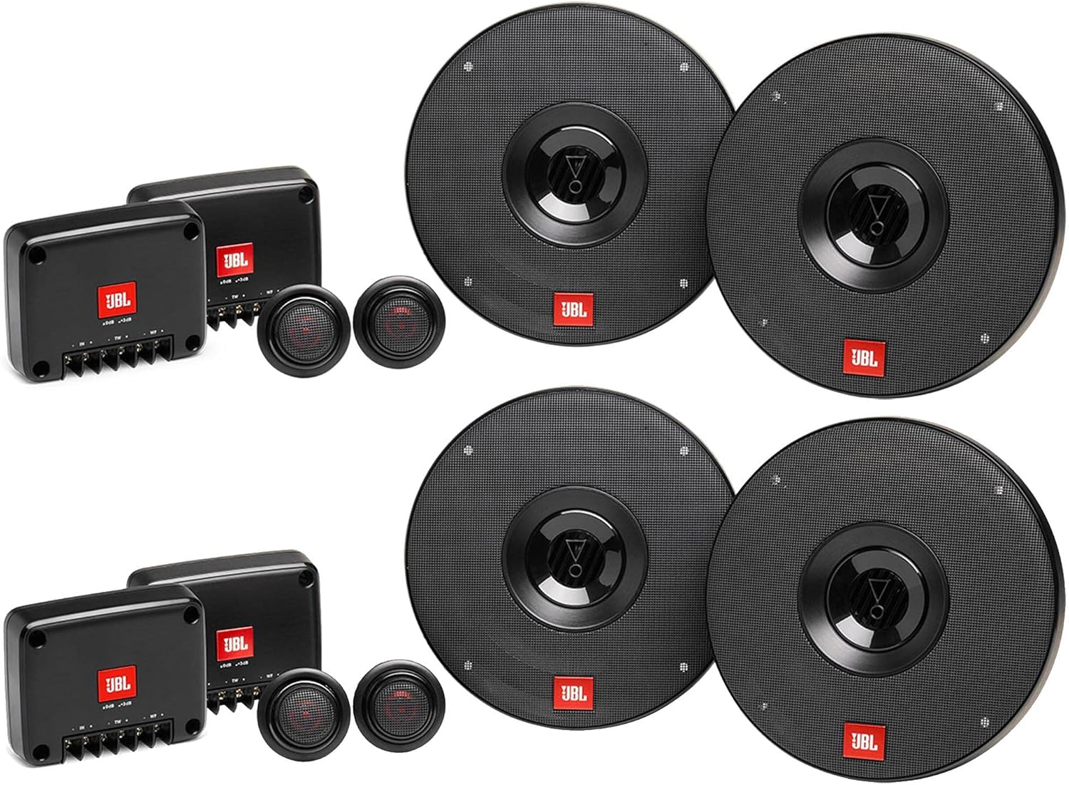 JBL Bundle - 2 Pairs of CLUB-602CAM 6.5" Component Speakers
