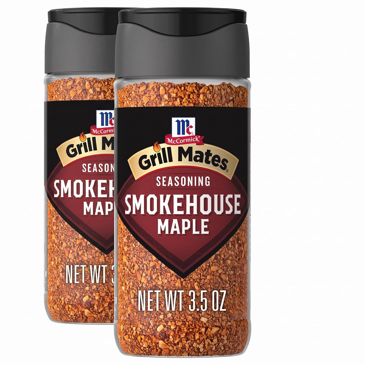McCormick Grill Mates Smokehouse Maple Seasoning, 3.5 Oz (Pack of 2)