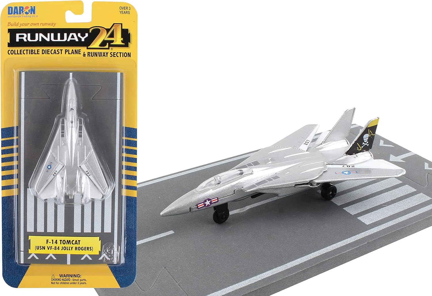Daron Worldwide Trading Runway24 F-14 Jolly Rogers Vehicle