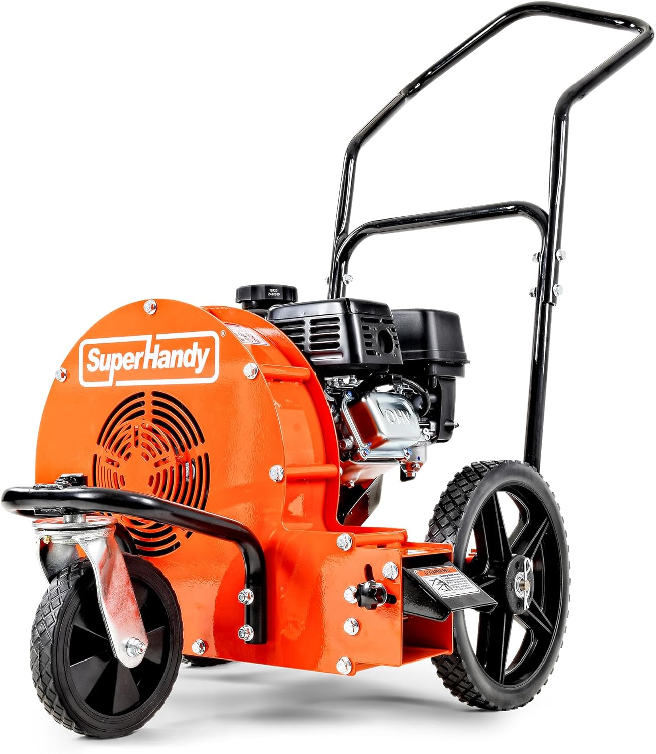 SuperHandy Walk Behind Leaf Blower, Wheeled Manual-Propelled, 7HP 209cc, 4 Stroke, Wind Force of 150 MPH / 1270 CFM at 3600RPM