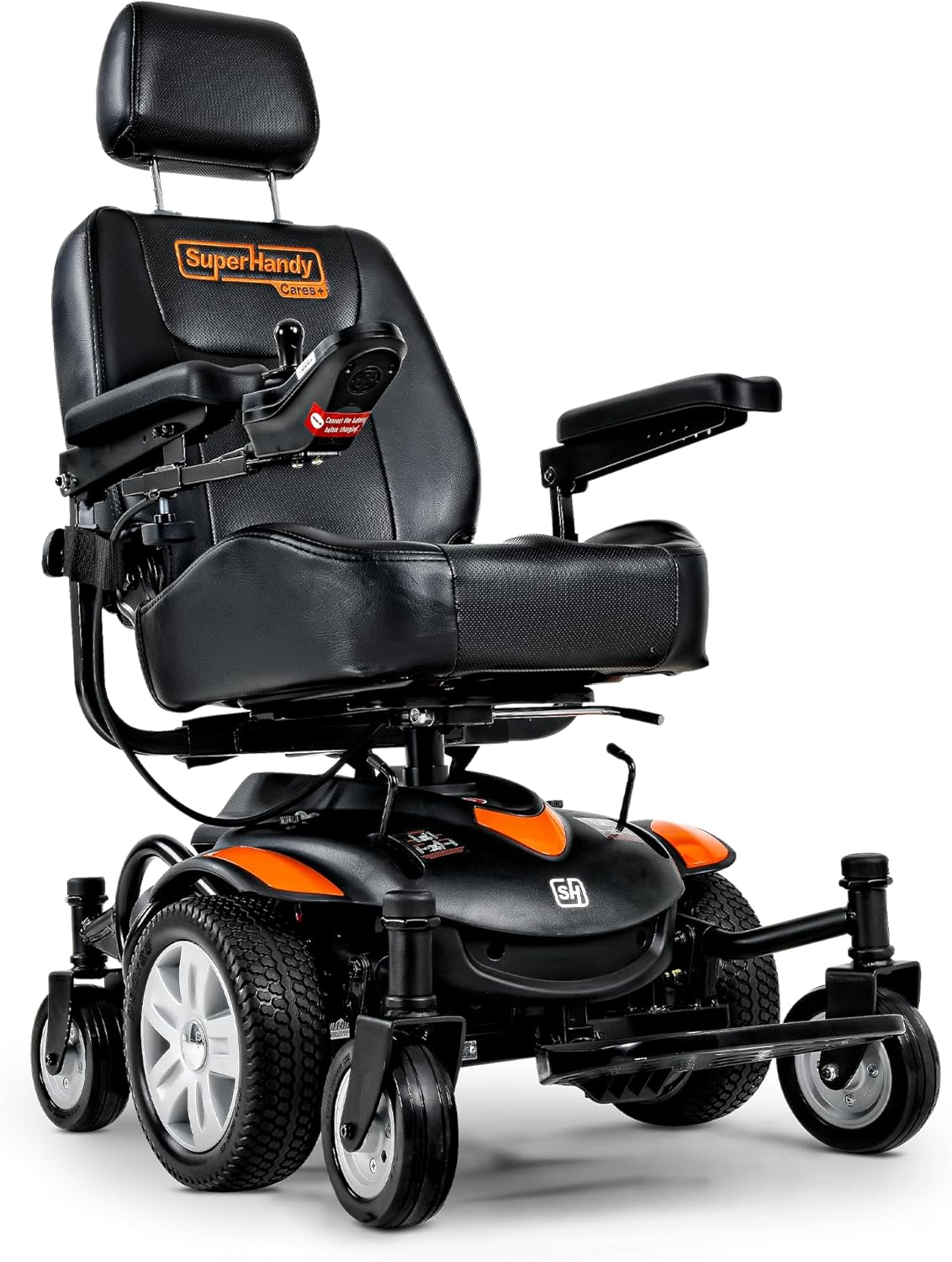 SuperHandy GoRide Power Wheelchair, 300 lbs Capacity, Electric Wheelchair with Dynamic Linx Joystick Controller (GoRide CRX)