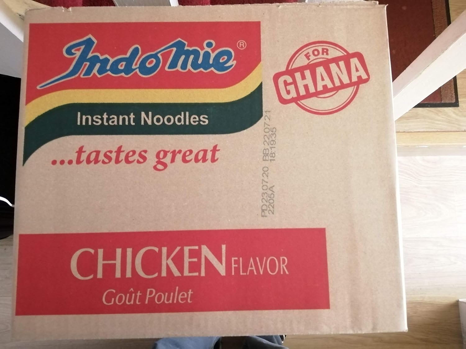Indomie Instant Noodles Chicken Flavor 70g (Box of 40) - Product of Ghana