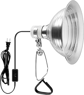 Simple Deluxe Clamp Lamp Light – 150W Versatile Heat Lamp and Work Light, 2023 New Version, 1 Pack