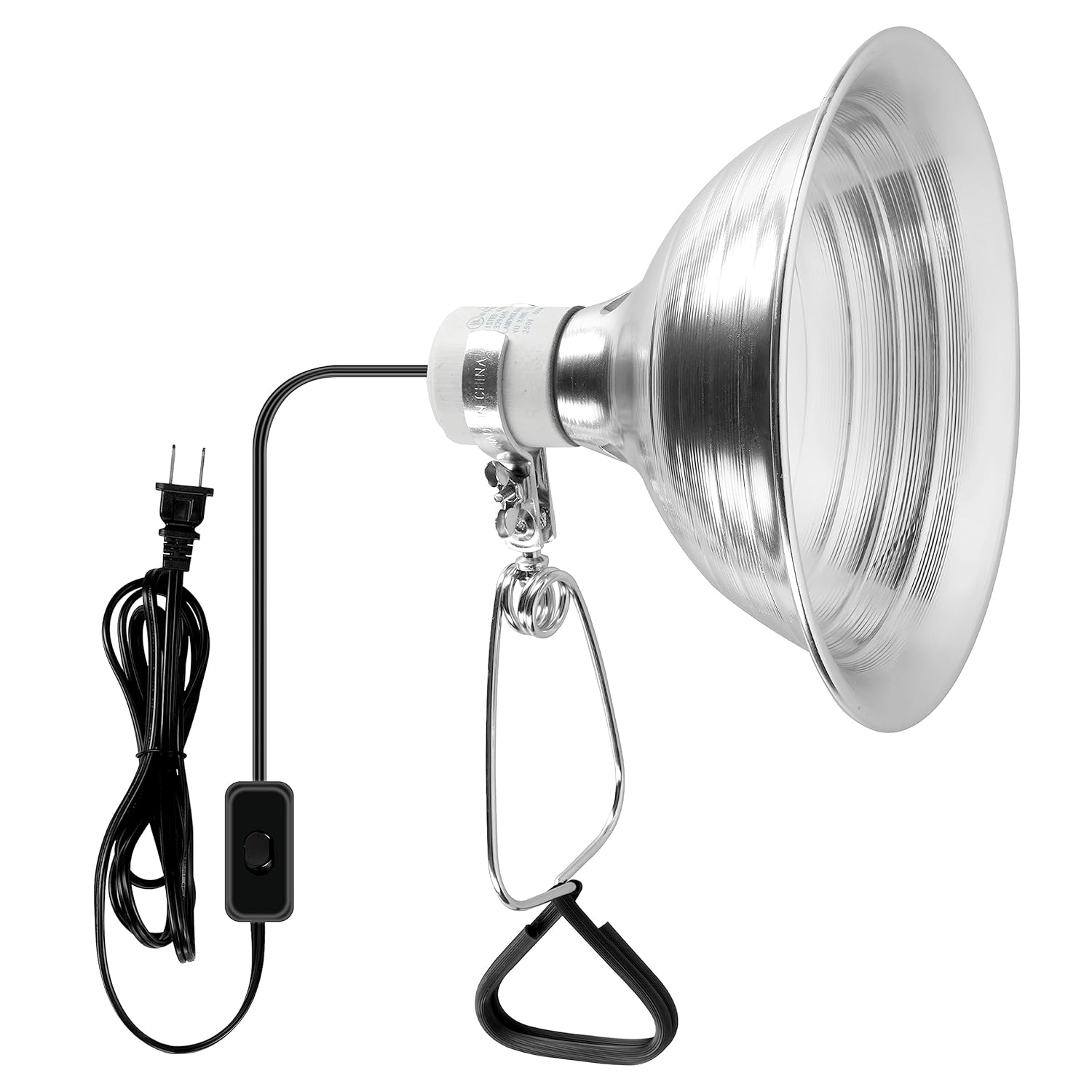 Simple Deluxe Clamp Lamp Light – 150W Versatile Heat Lamp and Work Light, 2023 New Version, 1 Pack