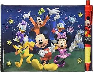 Disney 85231 Mickey and Friends Deluxe Autograph Book with Pen