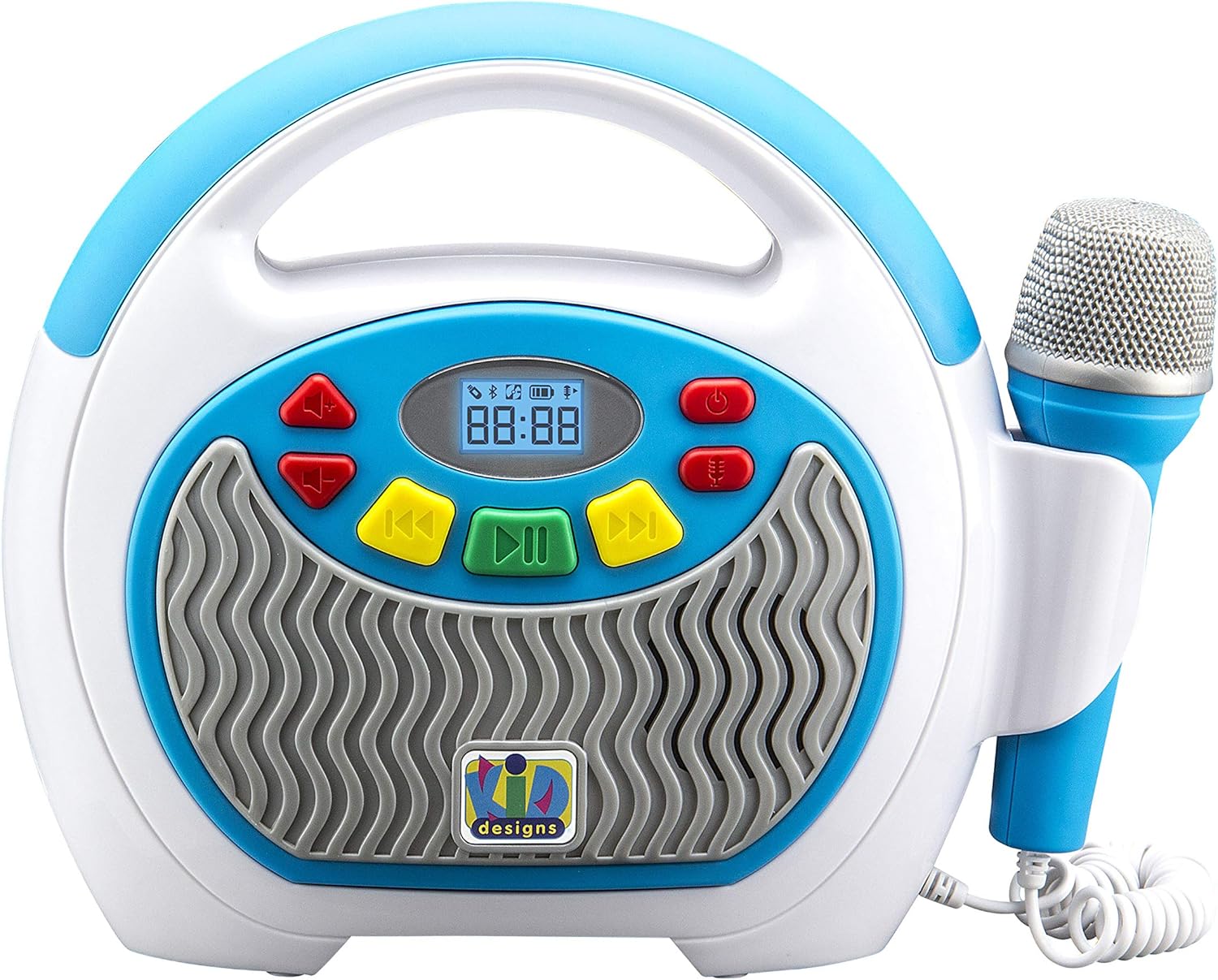 eKids Mother Goose Club Karaoke Machine for Kids with Microphone and Built-in Nursery Rhymes
