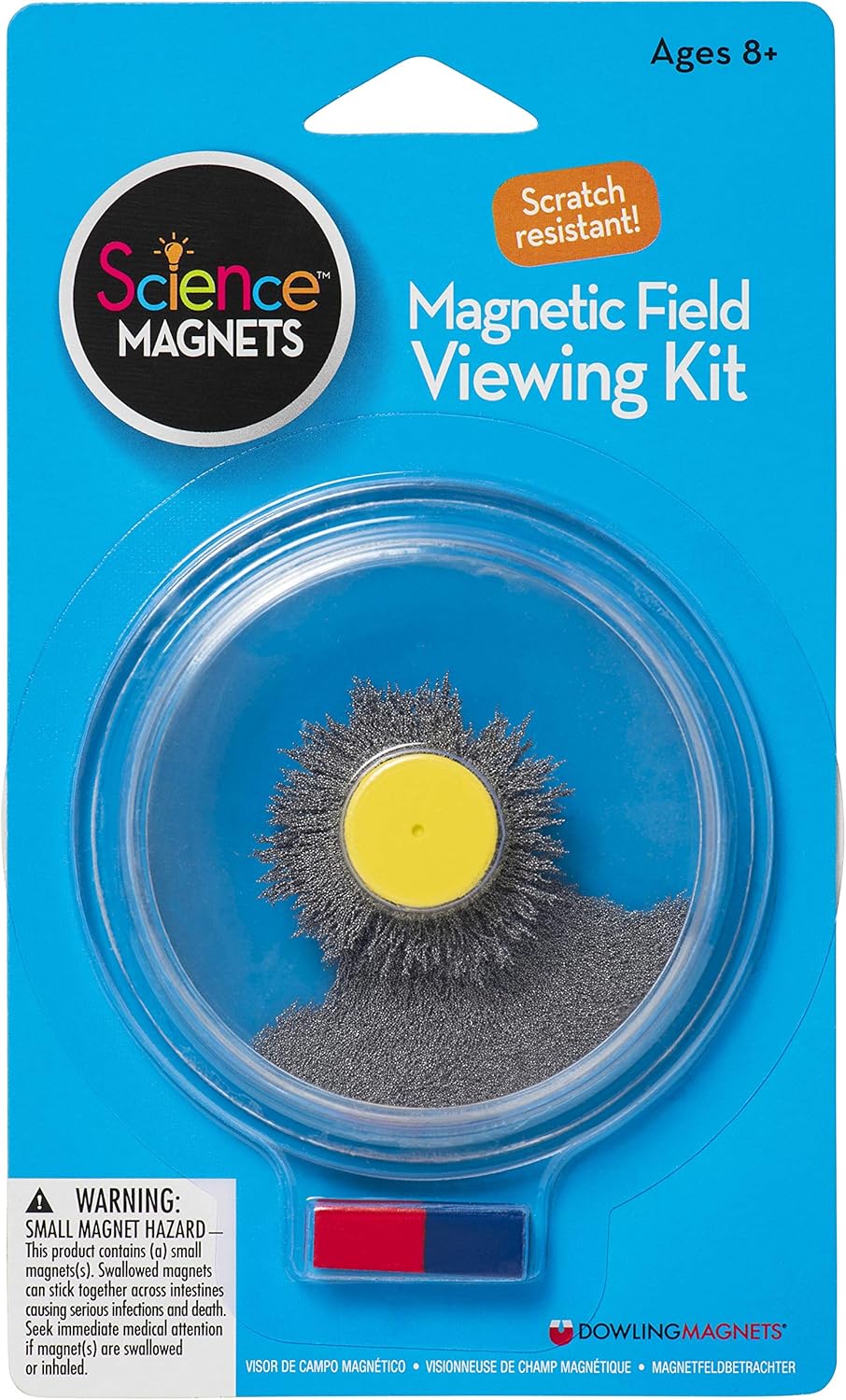 Dowling Magnets Magnetic Field Viewing Kit with Steel Filings