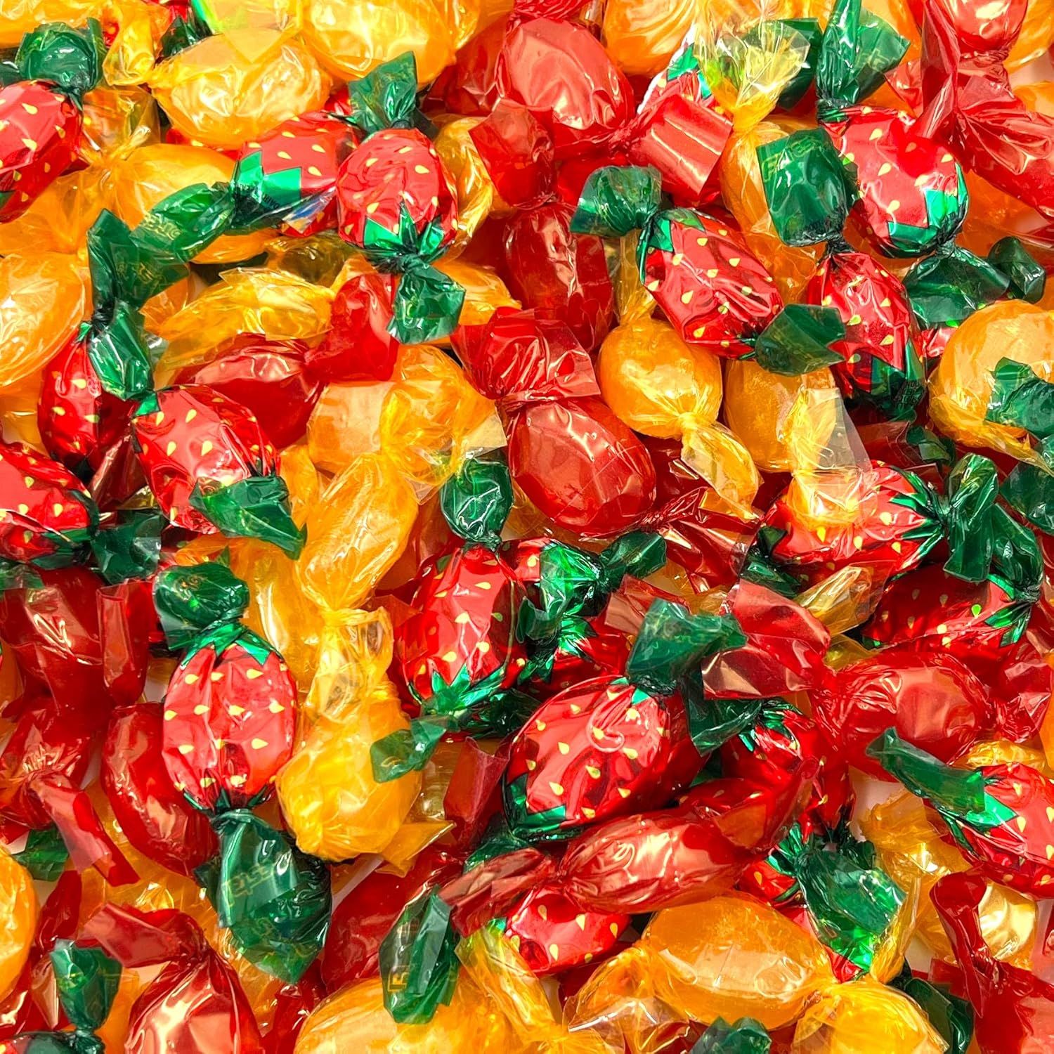 Hard Candy Assortment | 1 Pound Bag - Approx. 85 Count | Strawberry Bon Bons, Butterscotch, Cinnamon