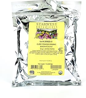 Starwest Botanicals Organic Curry Powder Spice Blend, 1 Pound Bulk Bag