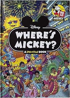 Disney - Where's Mickey Mouse - A Look and Find Book Activity Book - PI Kids