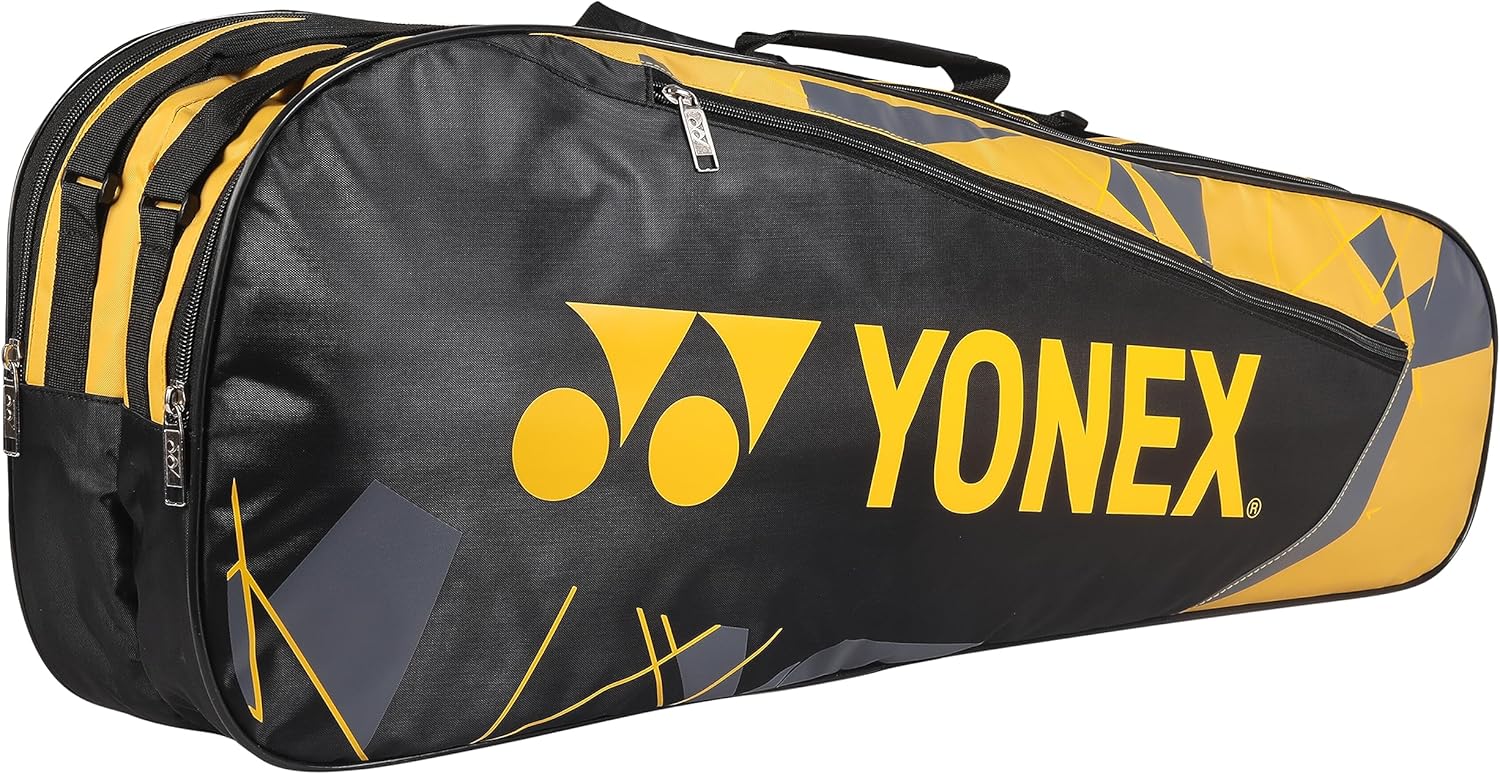 YONEX Badminton Kitbag BT5 | 2 Zipper Compartment for Storage of 3 Rackets and Clothes|