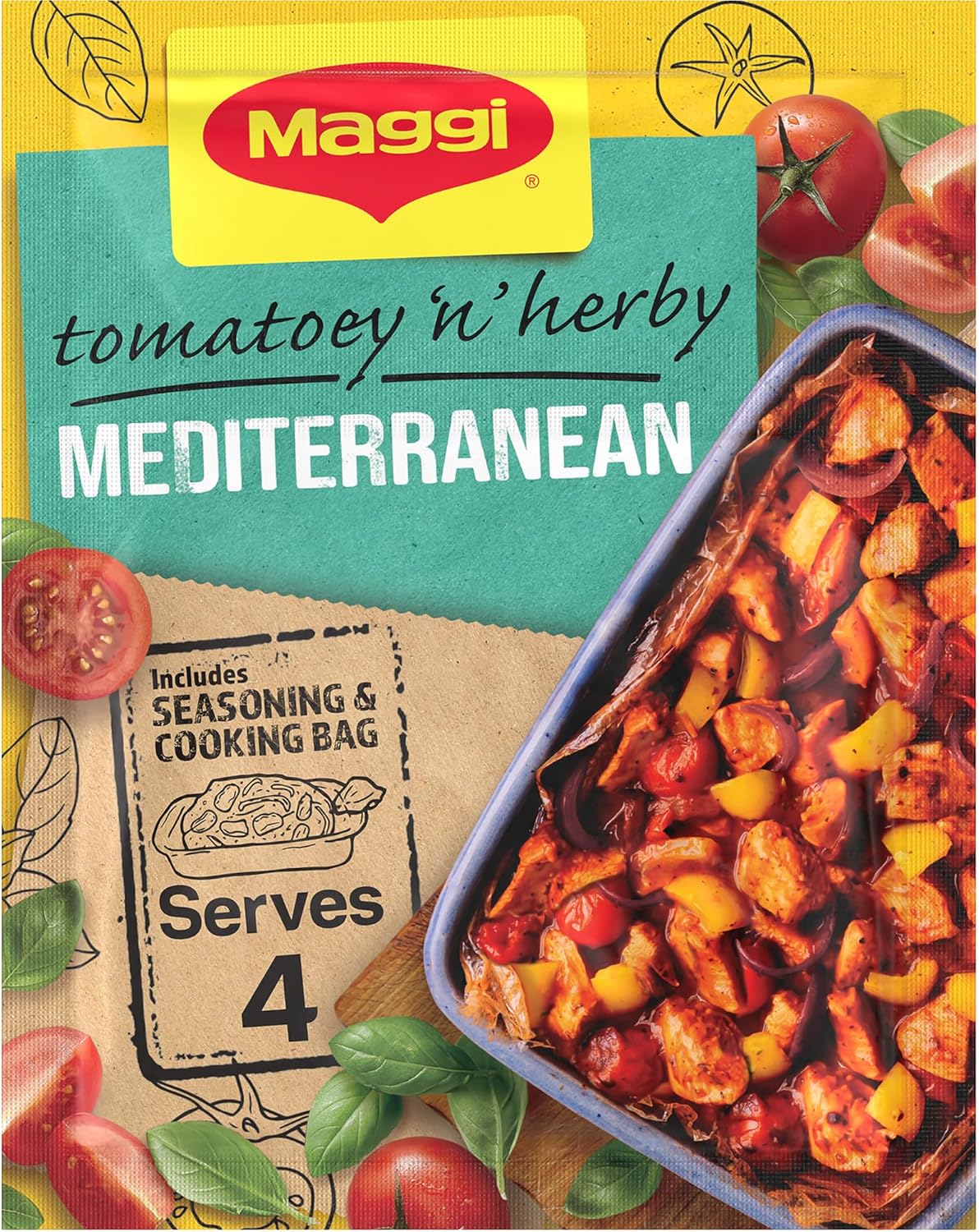 Maggi So Juicy Chicken Mediterranean Recipe Mix (37g Sachet)