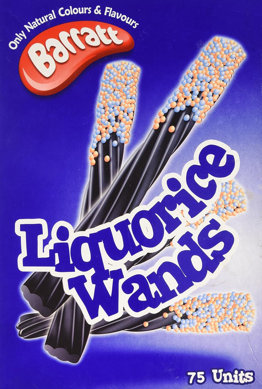 Barratt Liquorice Wands 1.5 kg , (Total 75 units)
