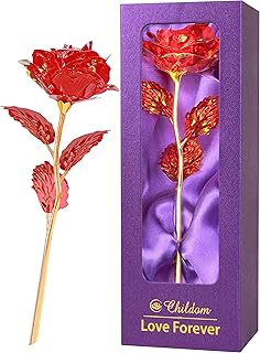 Christmas Rose Gifts for Women,Birthday Gifts for Women,Rose Flower Gifts for Mom,Red Christmas Rose Flower Gifts for Mom,Wife,Grandma,Friends,Christmas,Thanksgiving,Anniversary,Valentines
