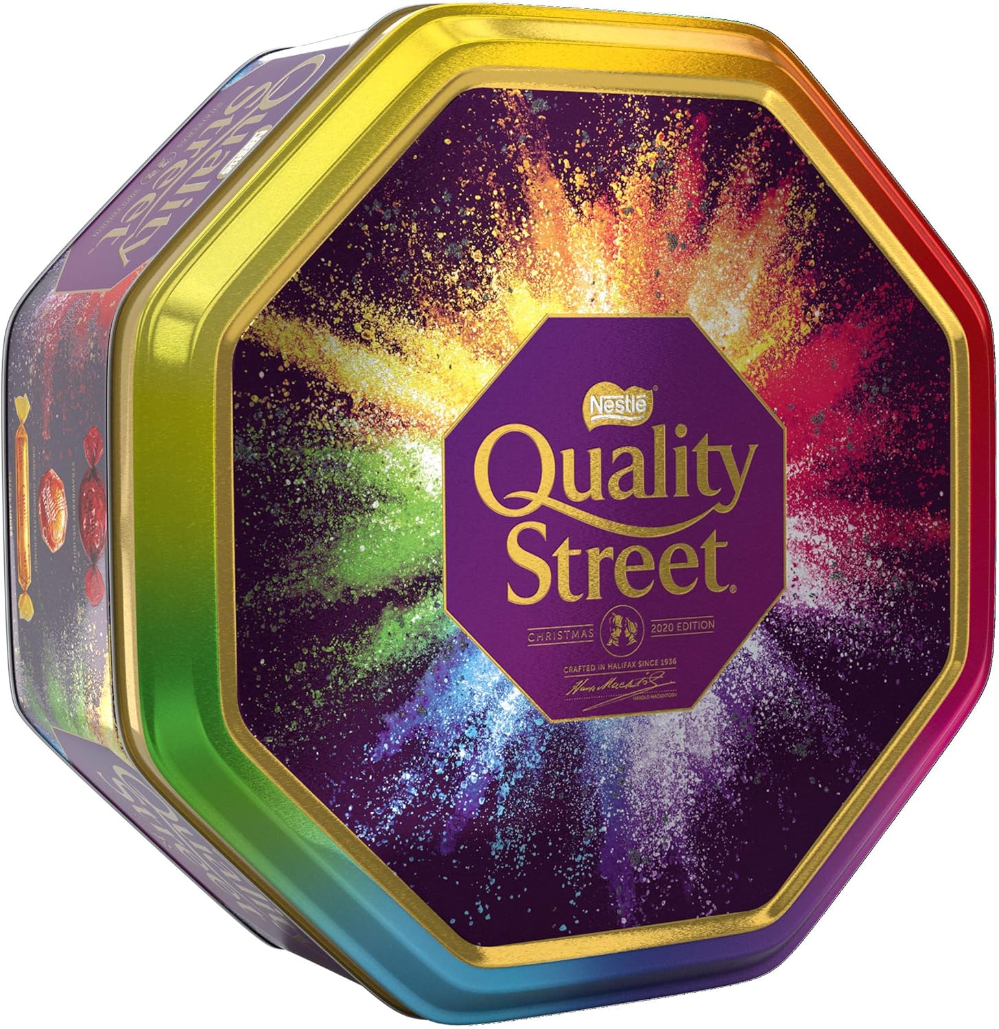 Quality Street Christmas Chocolate, Toffee and Cremes Tin, 1kg
