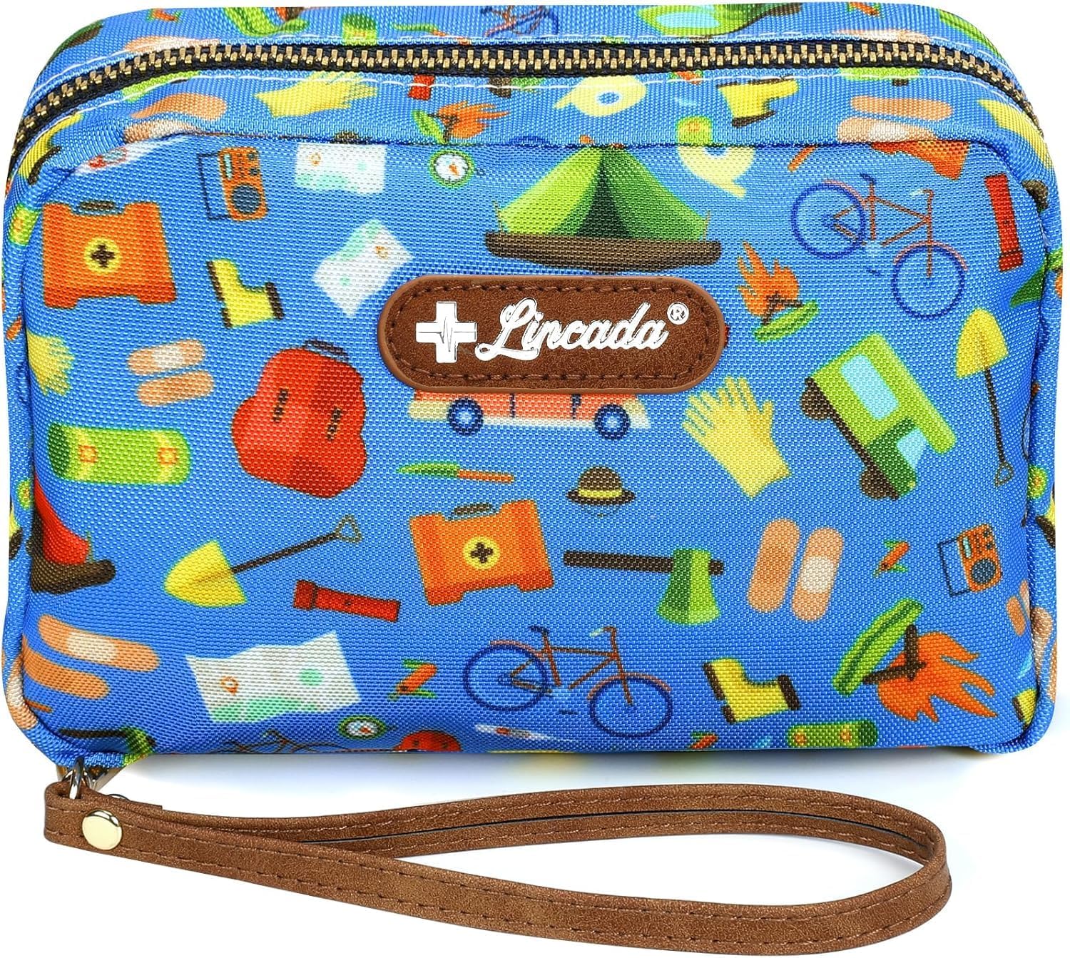 Portable Travel First Aid Kit for Kids and Adults, 143 Pieces All-Purpose Emergency First Aid Kit for Home, Car, Diaper Bag, Camping & Hiking