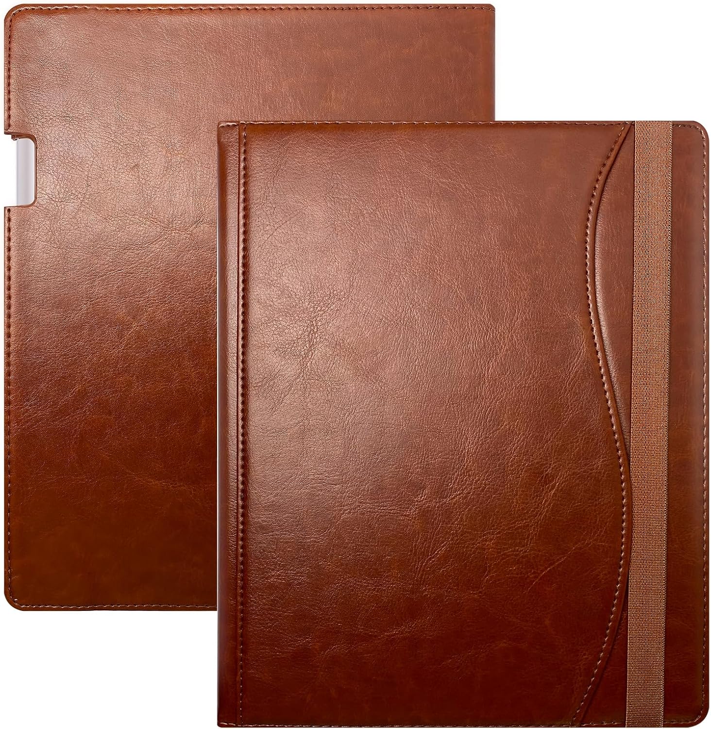 E NET-CASE Case for Remarkable Paper Pro Tablet 11.8 inch (2024 Released) - New Business Design Upgraded Leather Cover for Remarkable Paper Pro Digital Paper with Stand & Pen Holder (Brown)