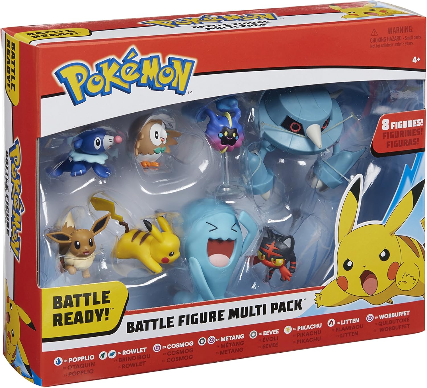Pokemon Battle 8 Figure Multi Pack (2" & 3")