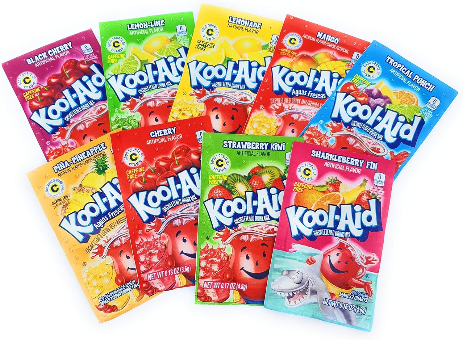 Kool-Aid Flavor Sachets of 9 Variety Bundle