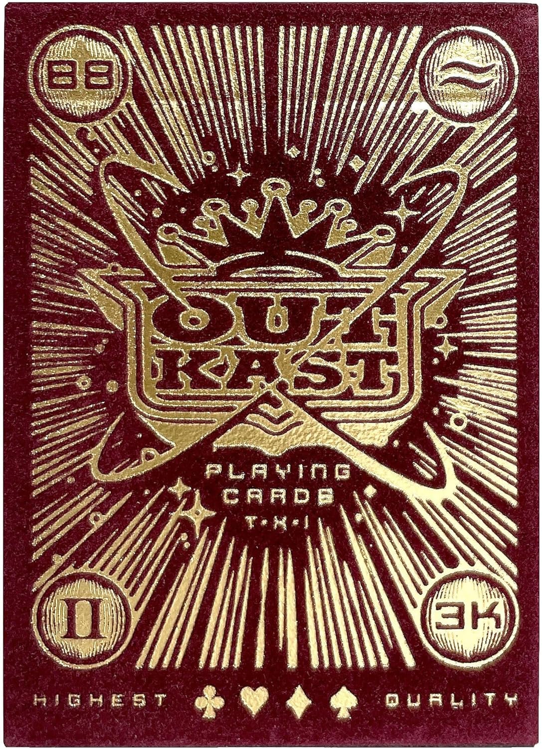 theory11 Outkast Premium Playing Cards, Poker Size Standard Index, Luxury Playing Cards