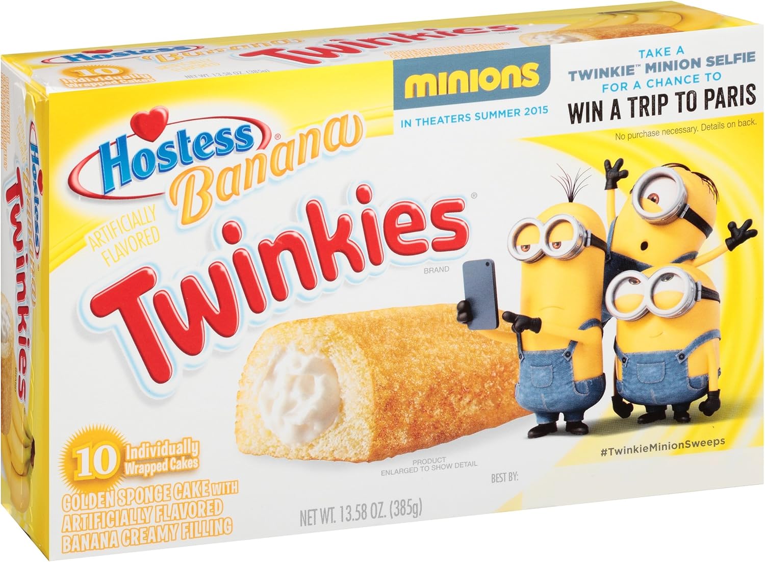New Hostess Banana Twinkies - 10 Pack