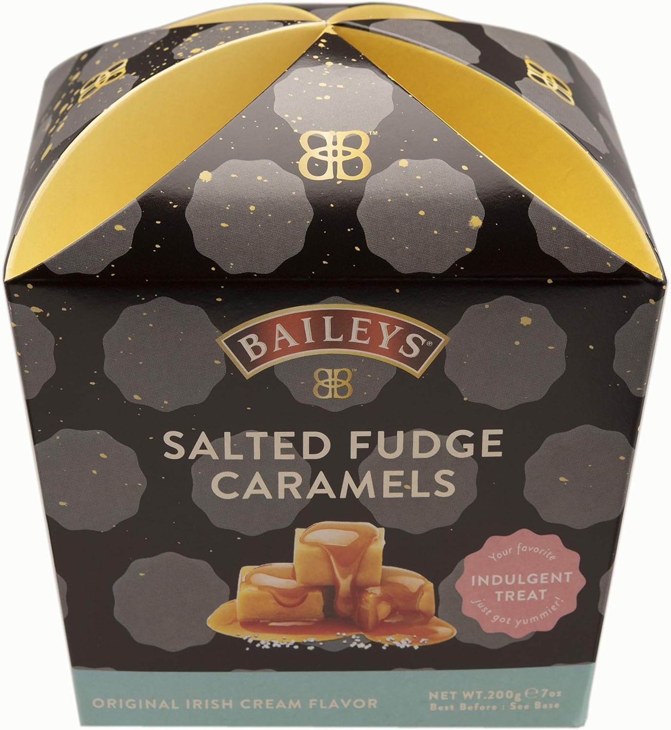 Gardiners of Scotland Handmade Fudge 200g Folded Carton, Baileys Salted Caramel Fudge